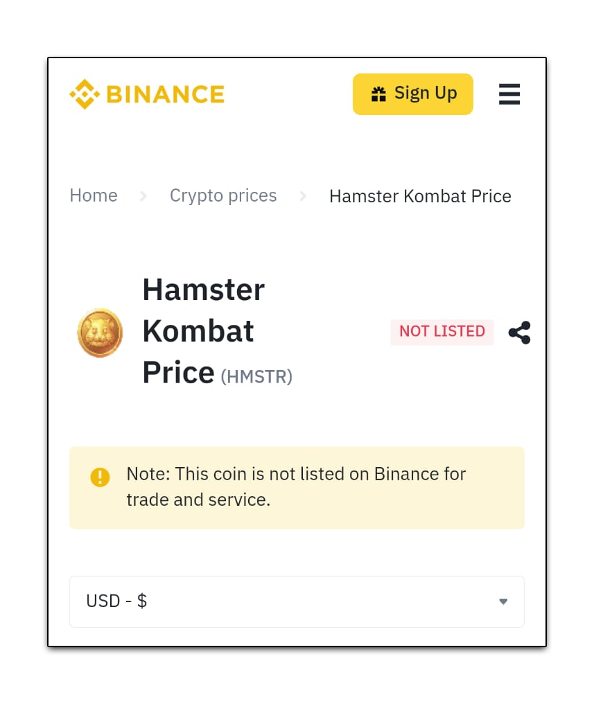 Crypto Frenzy: Potential Binance Listing Hamster Kombat و معنی آن