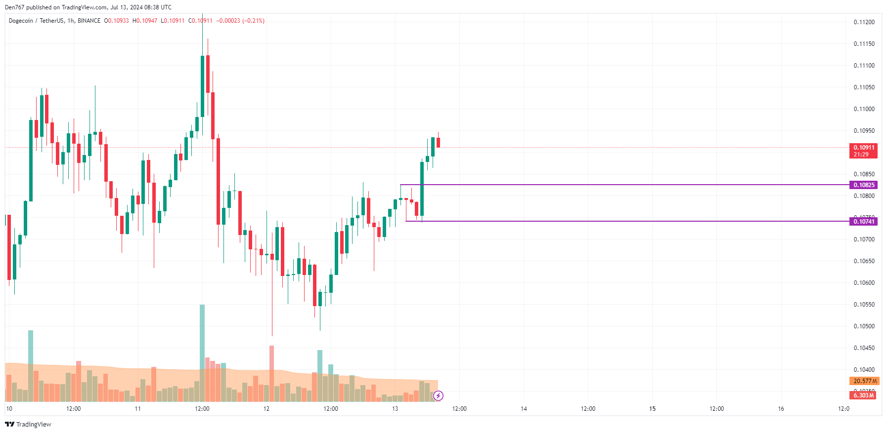 پیش بینی قیمت DOGE برای 13 جولای