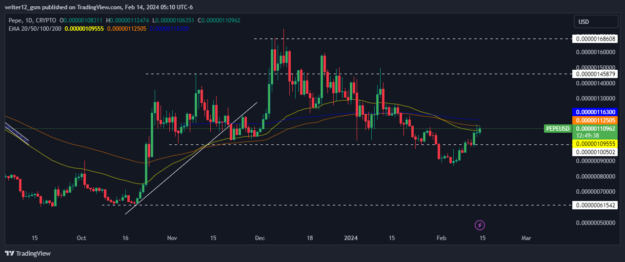 منبع: PEPE.1D.USD توسط TradingView